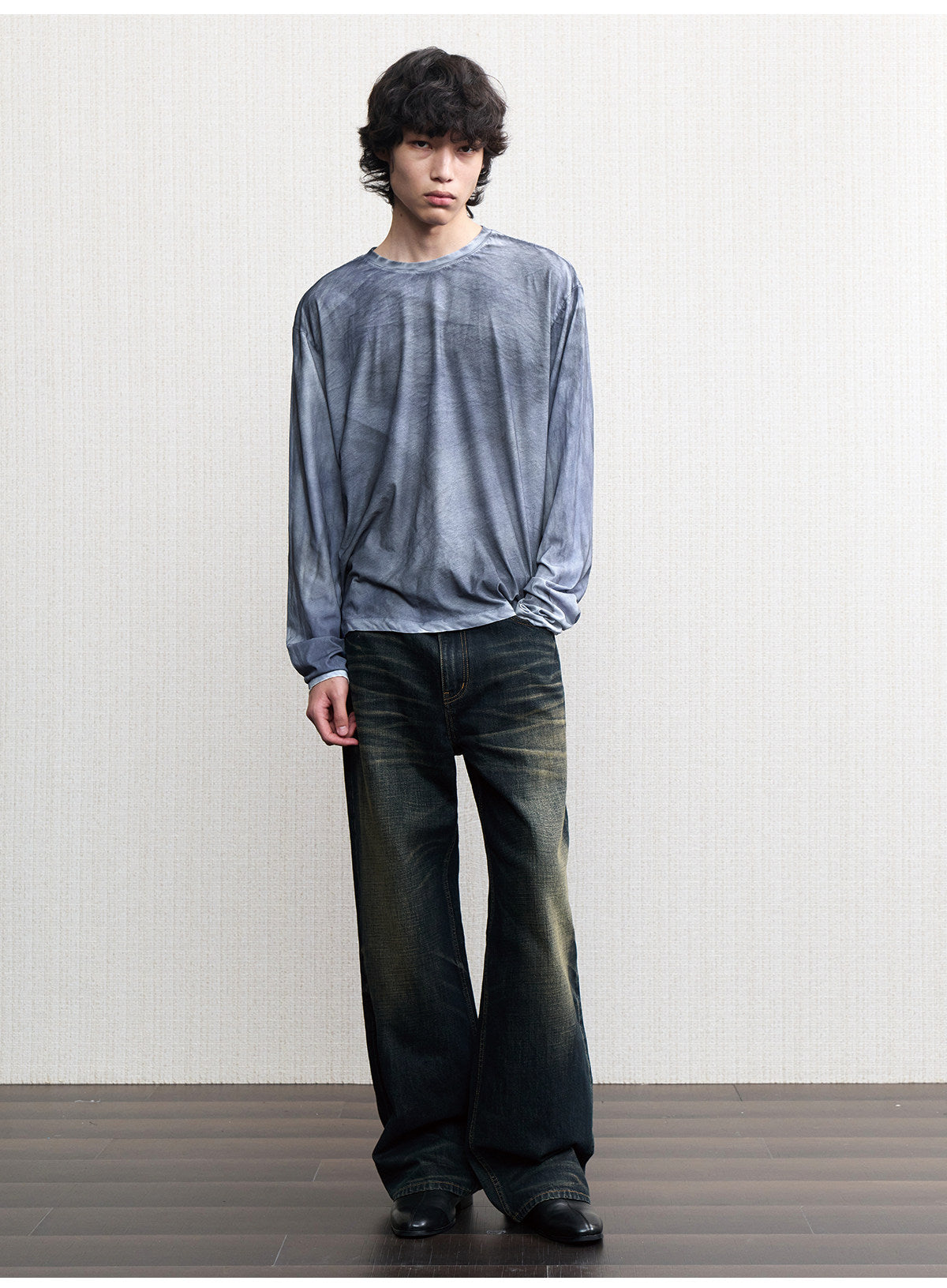 Honeycomb Fit Straight Jeans