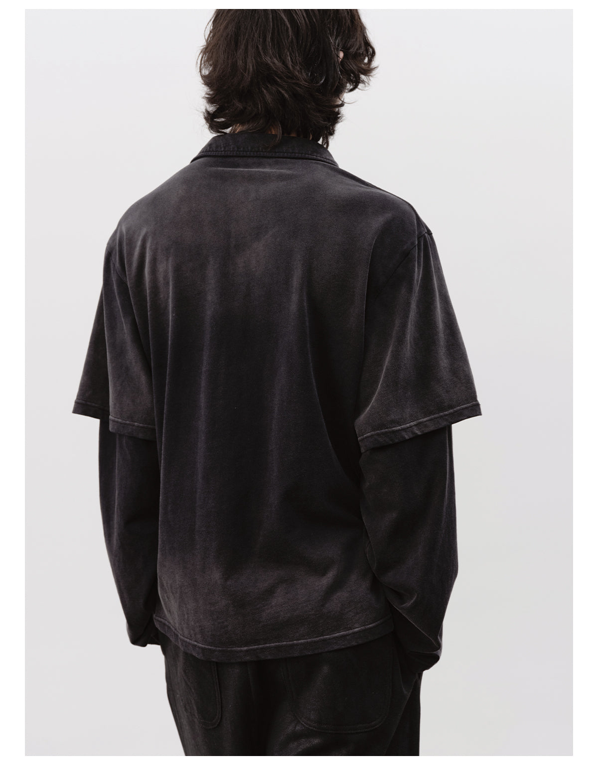 Fake Two-Piece Polo Shirt