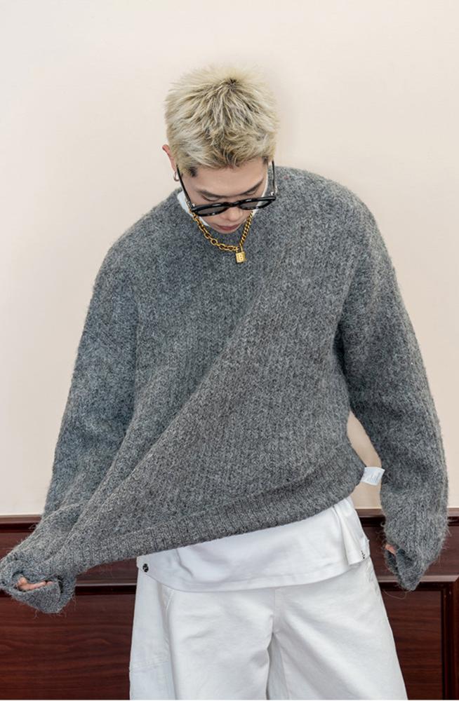 Oversized Round Neck Sweater