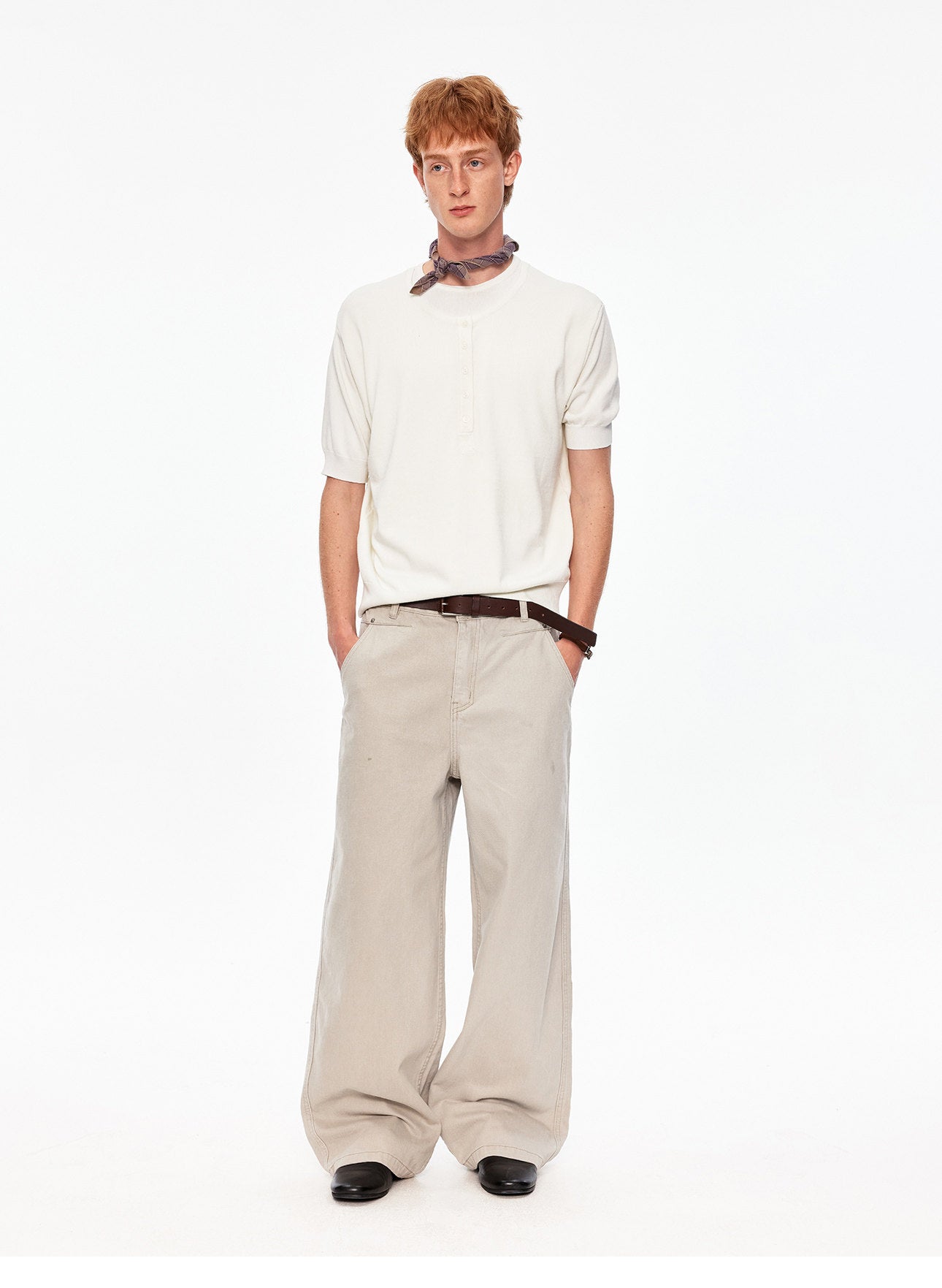Two-Tone Casual Knit