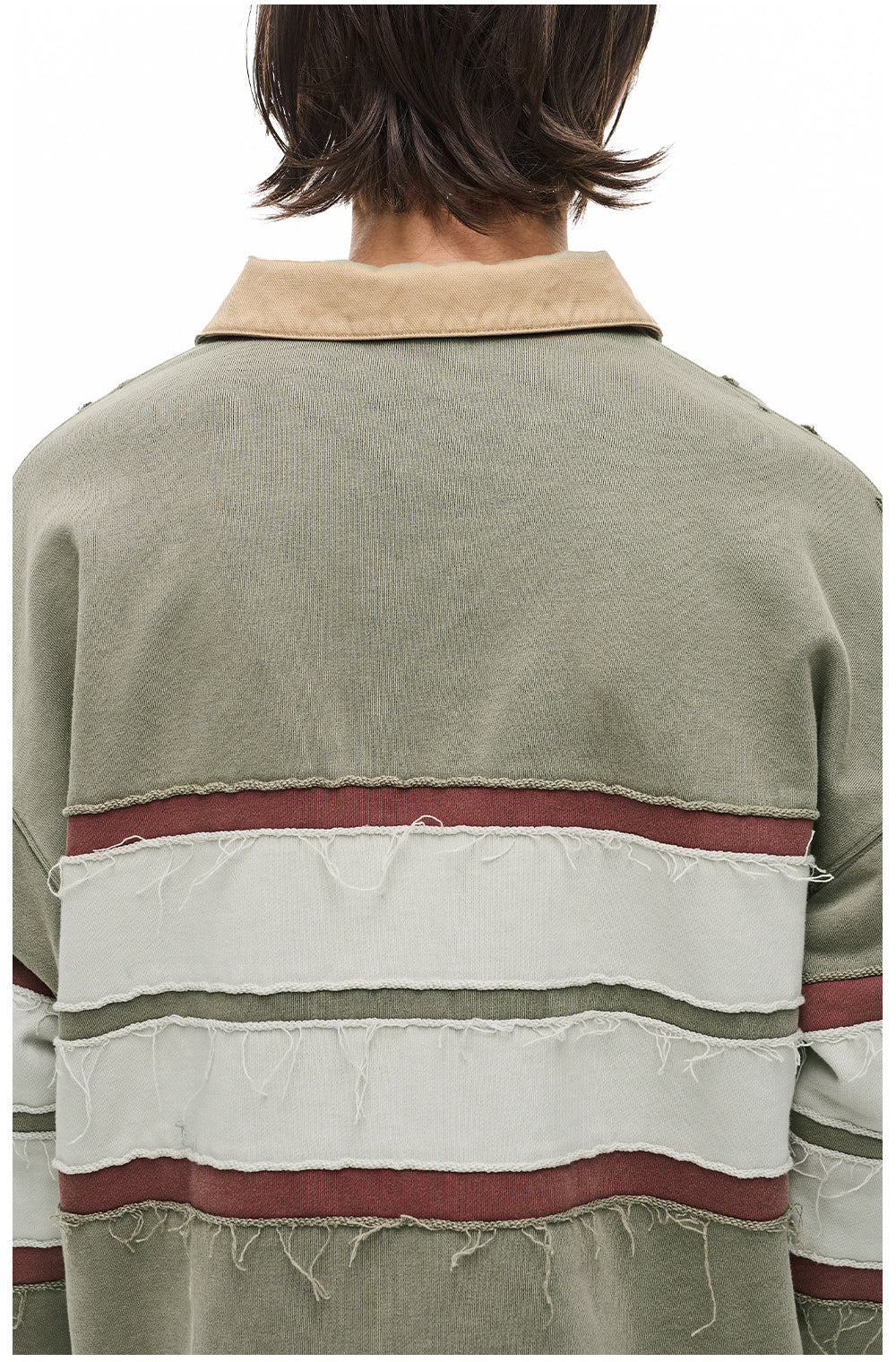 Retro-Washed Striped Polo Shirt