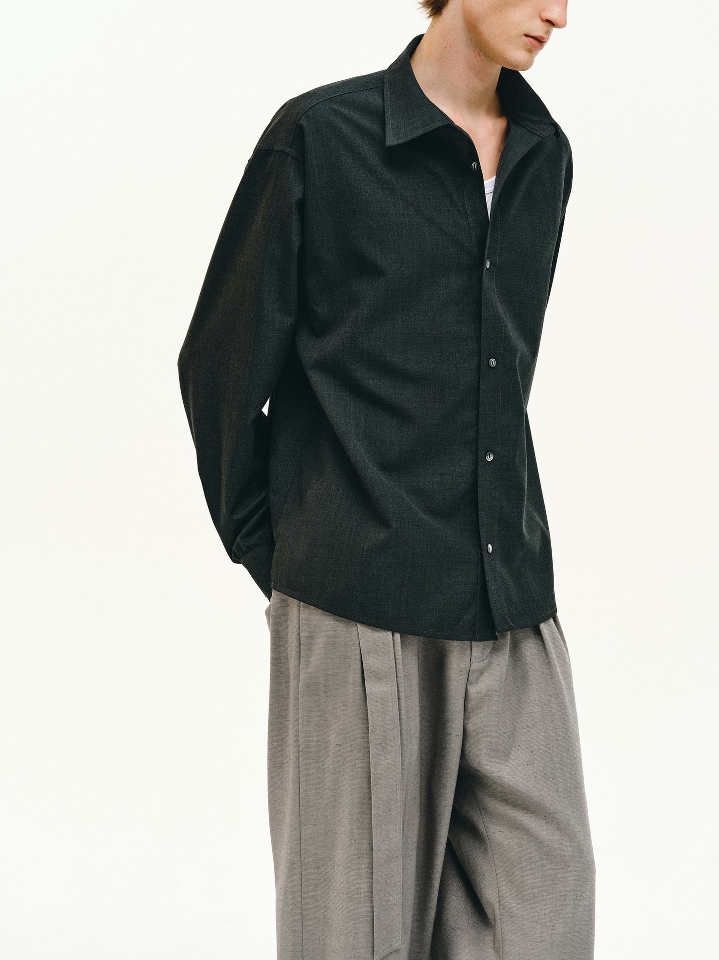 Wool Clean Fit Shirt