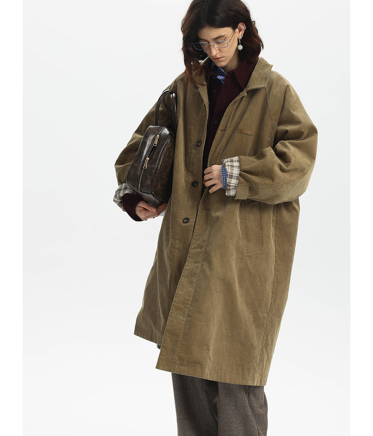 Reversible Corduroy Coat