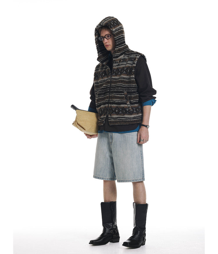 Fleece Hooded Vest