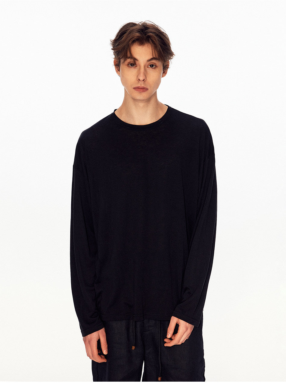 Vintage-Style Lyocell T-Shirt