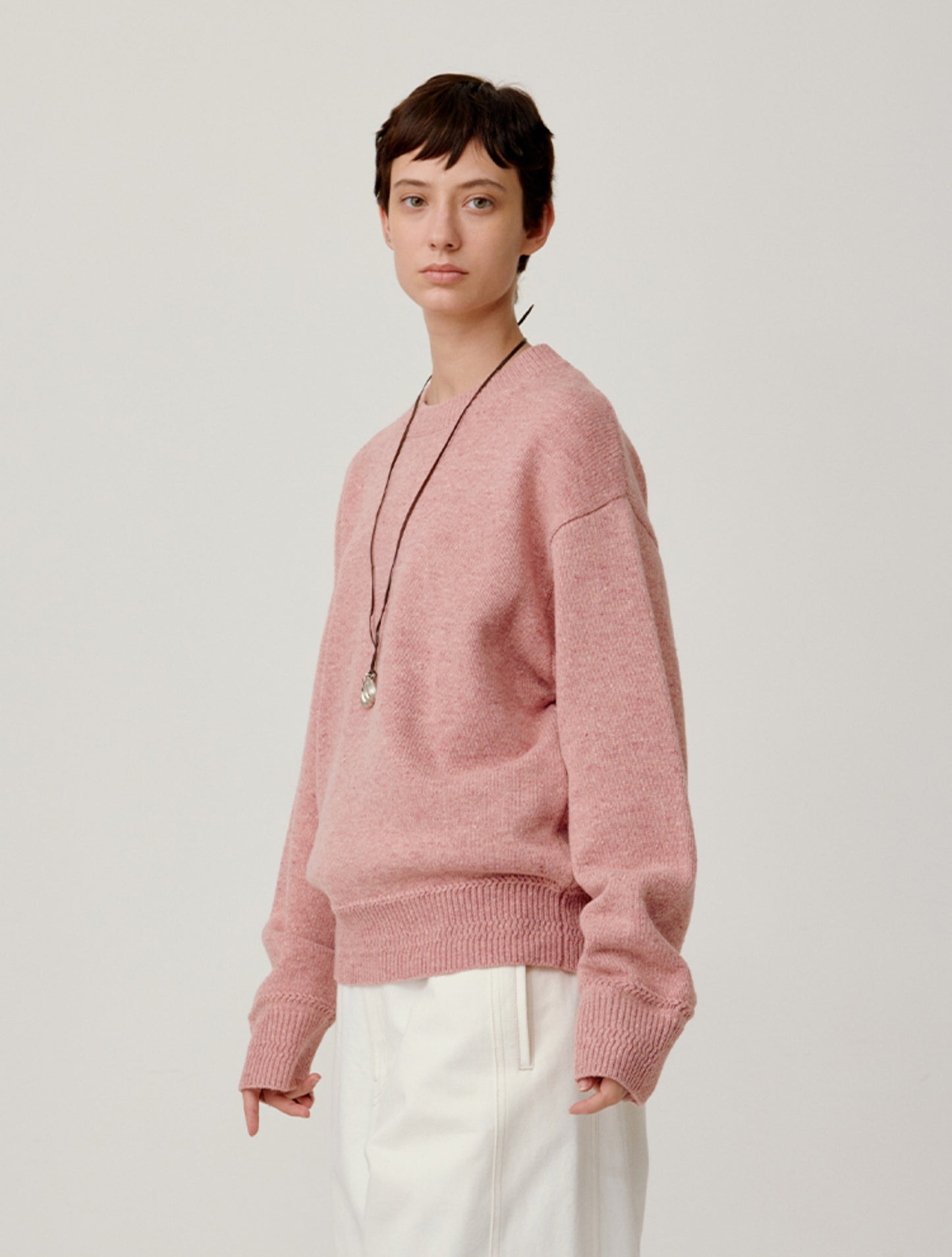 Round Neck Pullover Knit