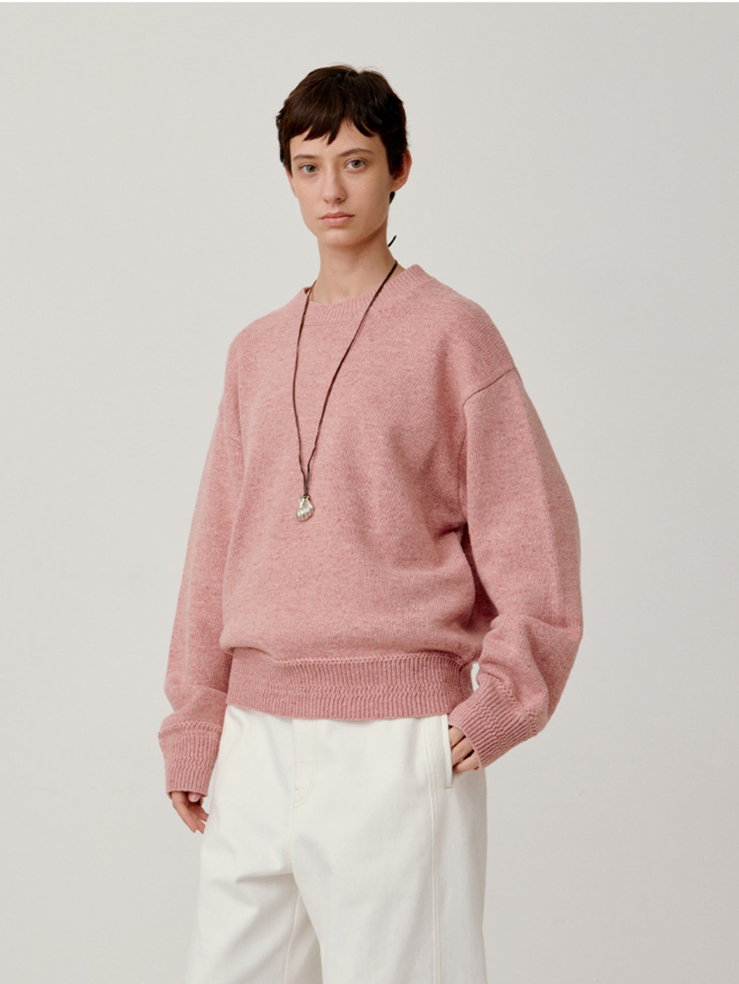 Round Neck Pullover Knit