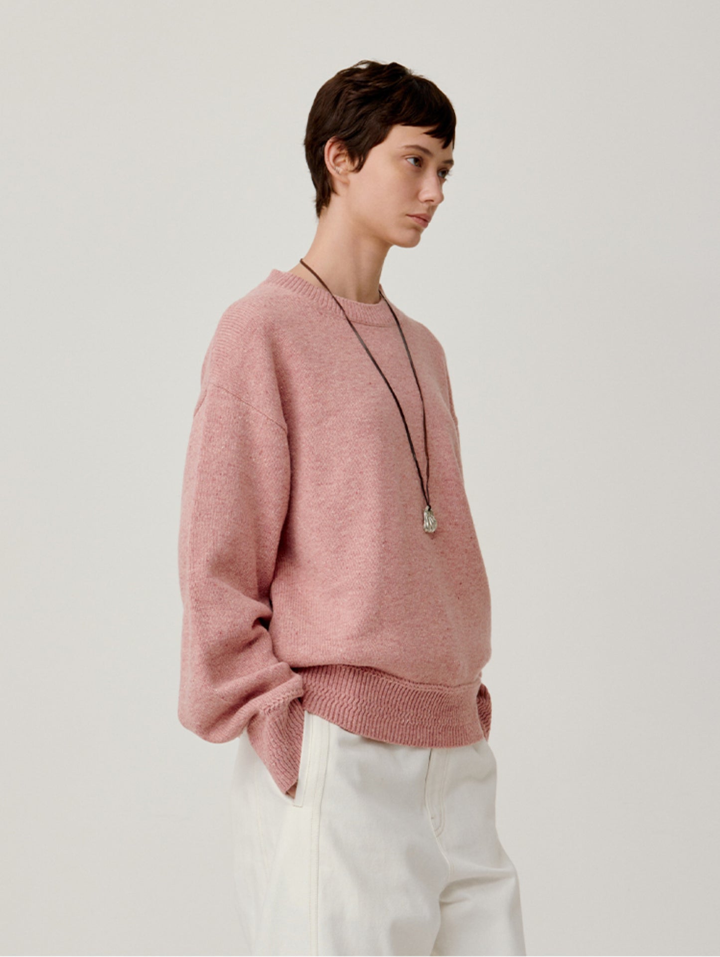 Round Neck Pullover Knit