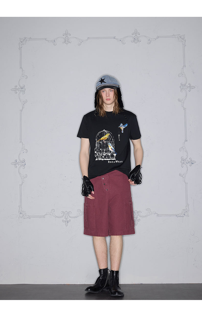 Printed Casual Loose T-shirt