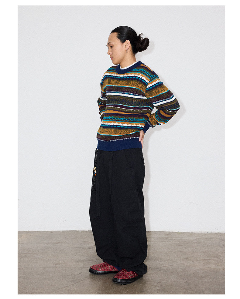 Ethnic Pullover Sweater