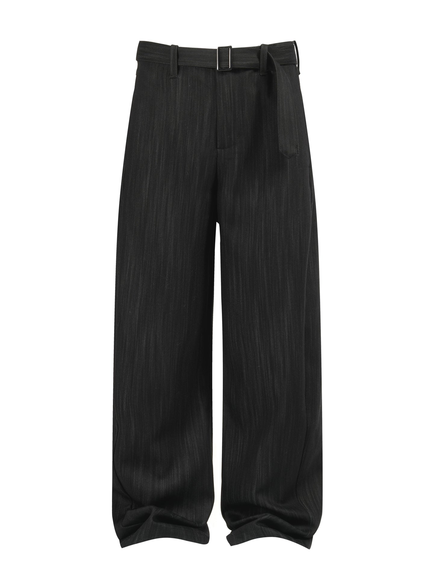 Denim pants with waistband