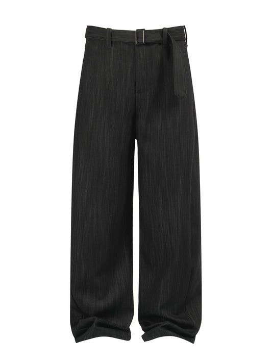 Denim pants with waistband