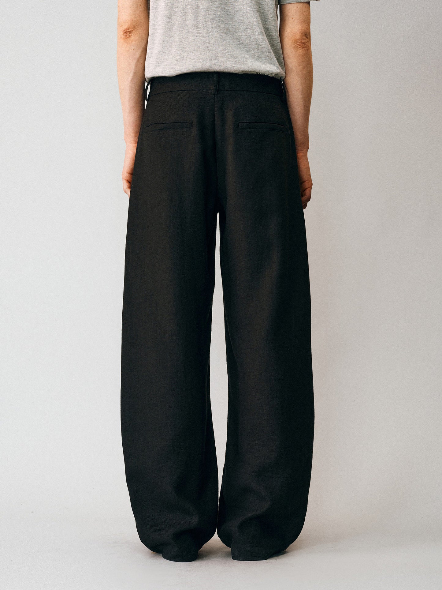 Simitara Side-Pleated Casual Pants
