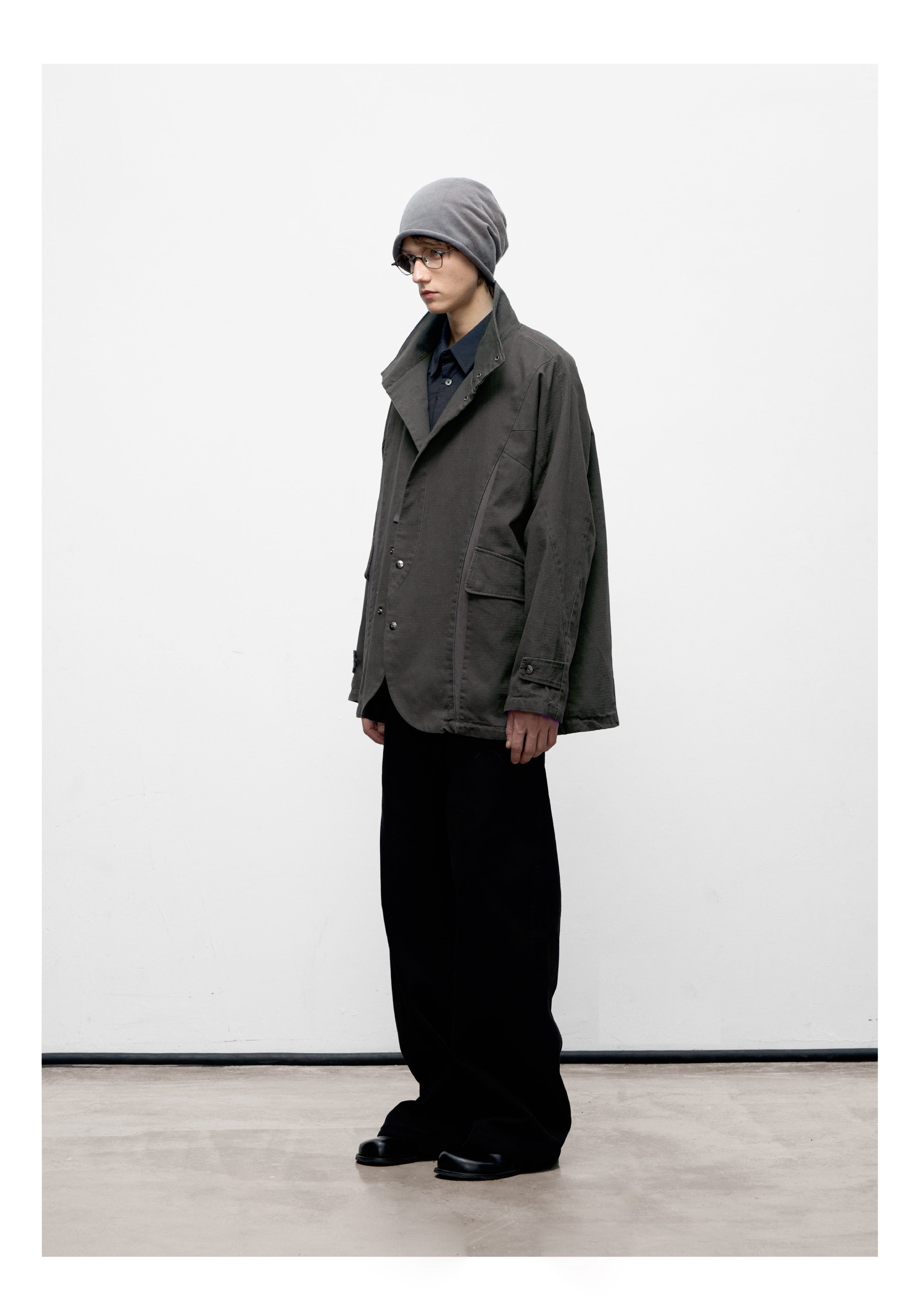 Stand Collar Stitched Jacket – ULTIMUS