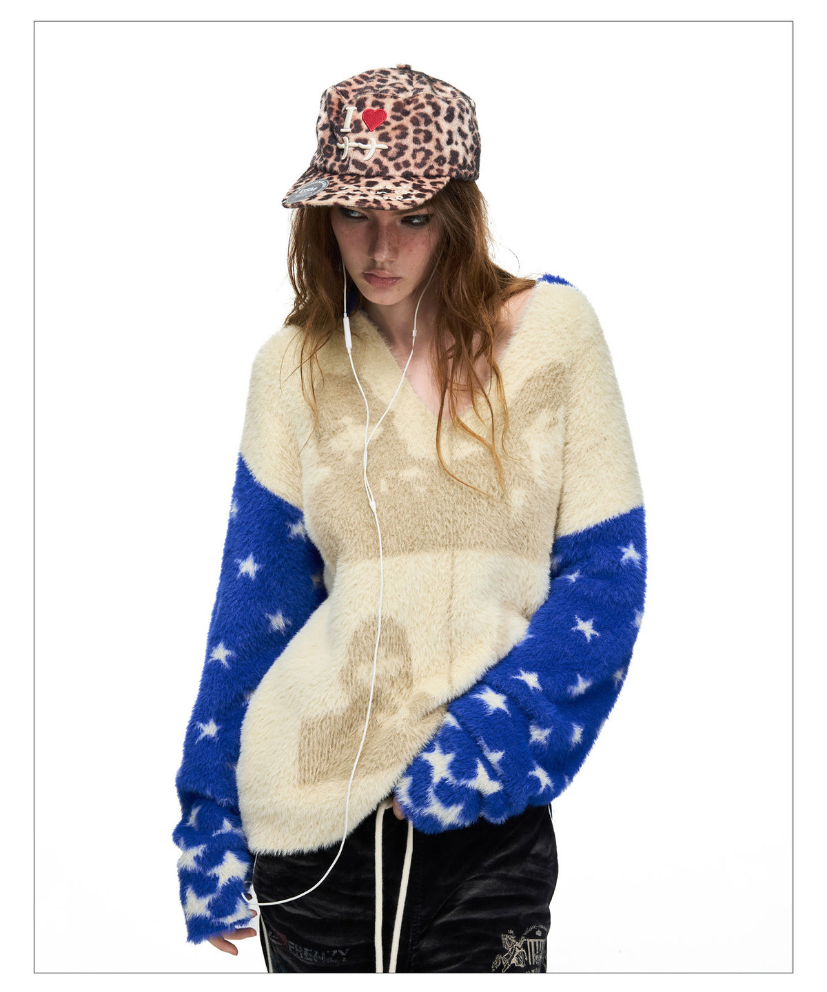 V-Neck Pullover Sweater