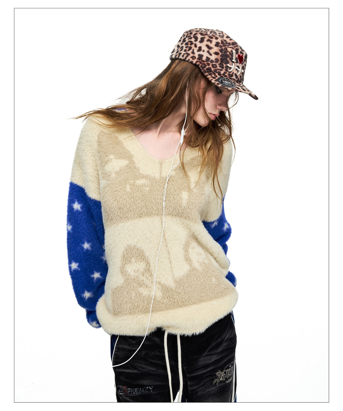 V-Neck Pullover Sweater