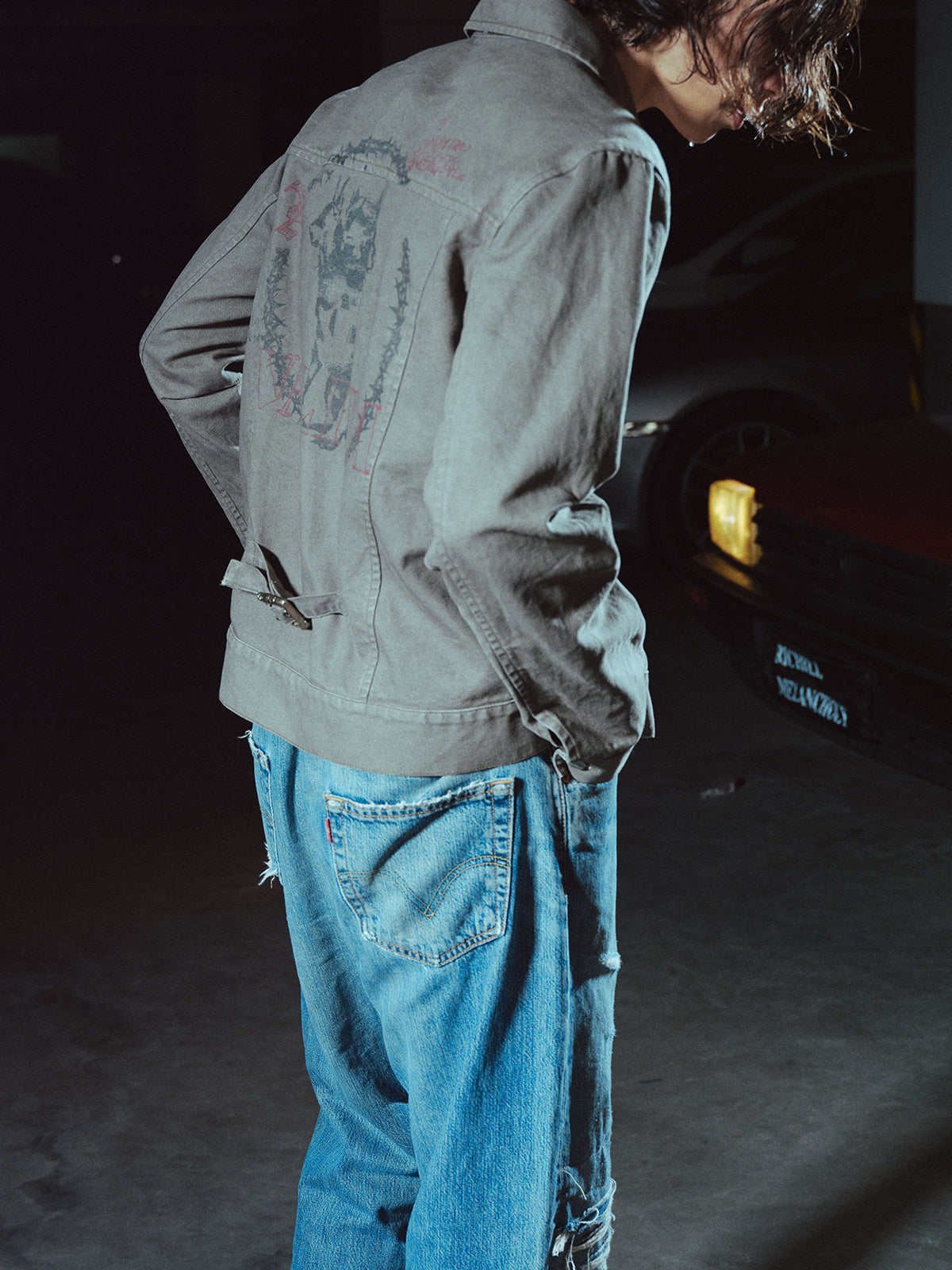 Printed Canvas Jacket