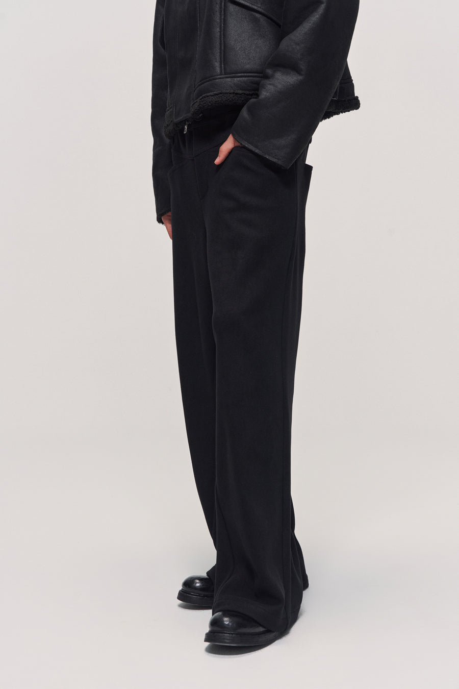 Knit Straight Casual Pants