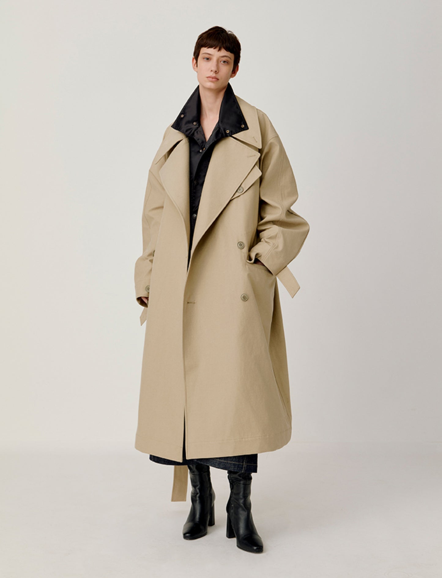Oversized trench coat
