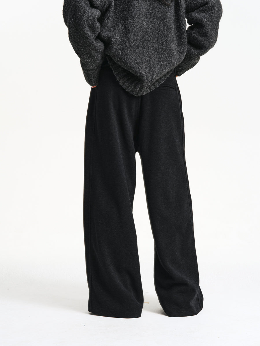 Belted Wide-Leg Pants