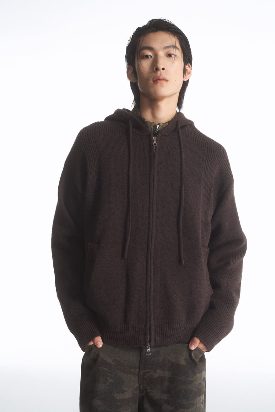 Drawstring Hooded Sweater