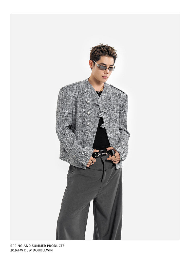 Vintage-Style Tweed Jacket