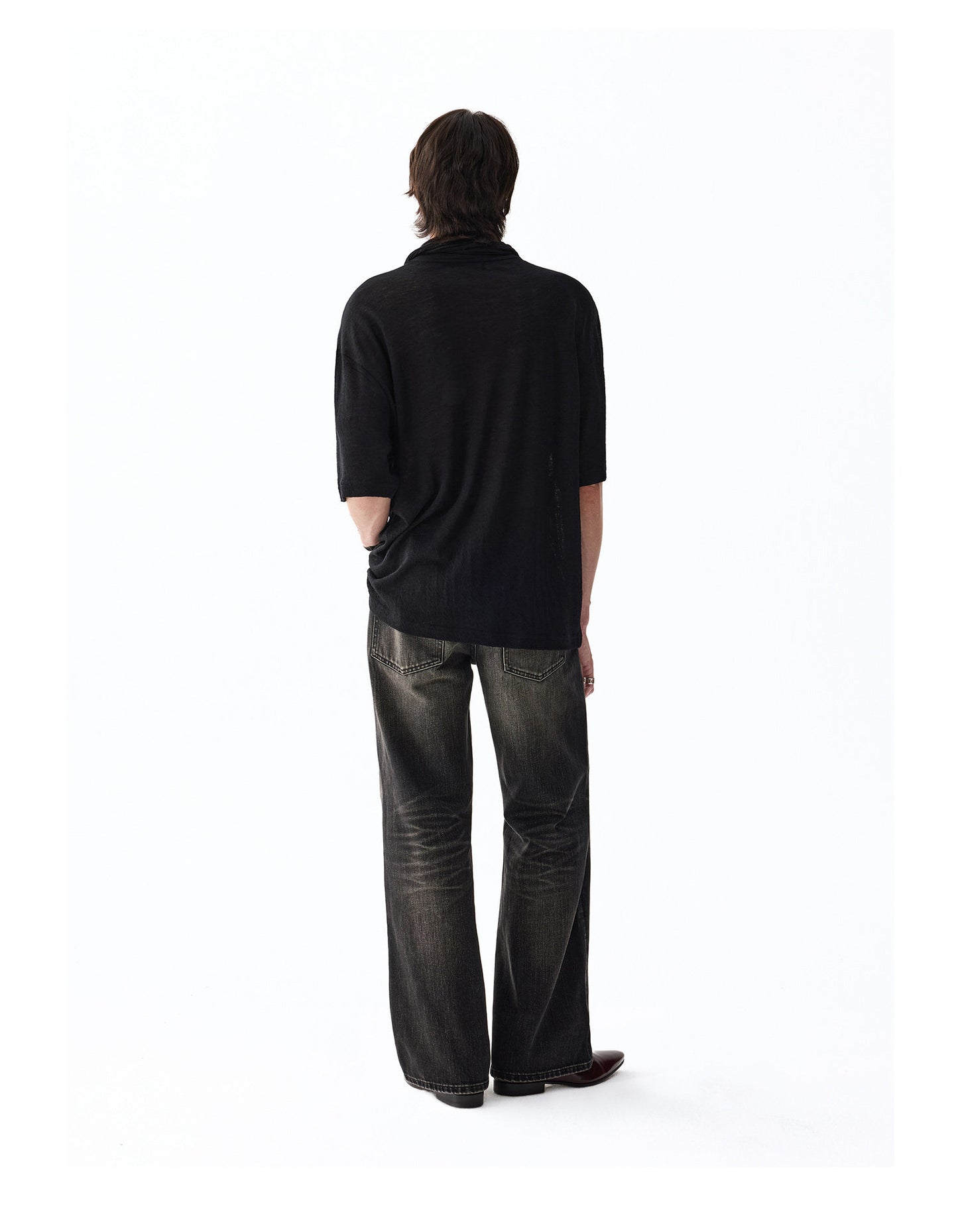 Vintage Washed Denim Pants