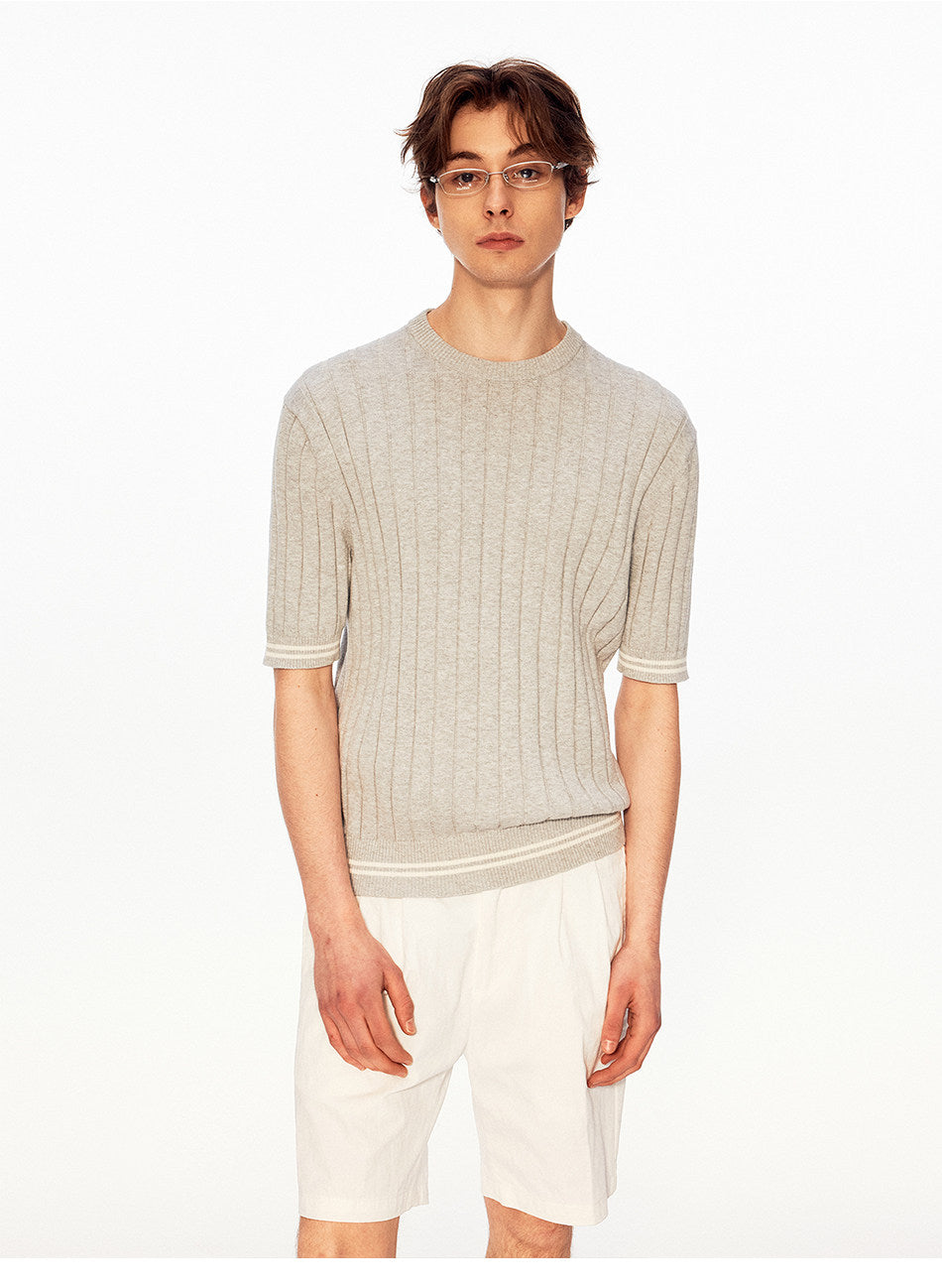 Loose-fit Non-slip Knitted Shirt