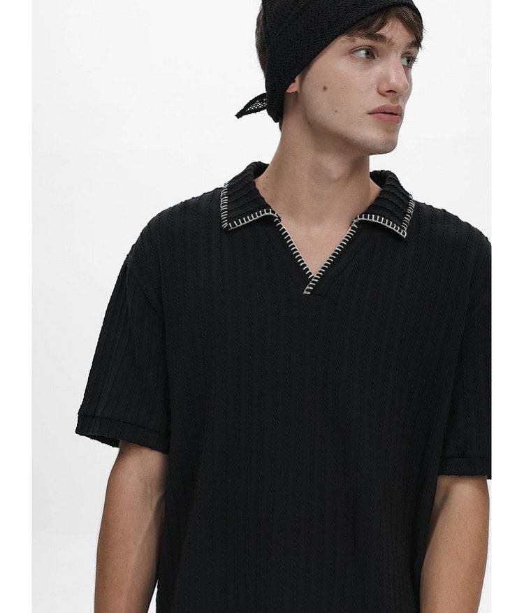 Hand-embroidered Polo Shirt