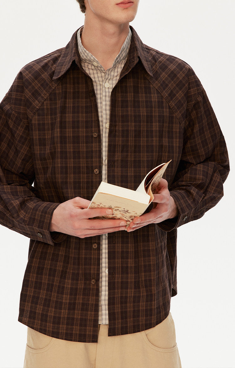 카라 캐주얼 레이어드 셔츠