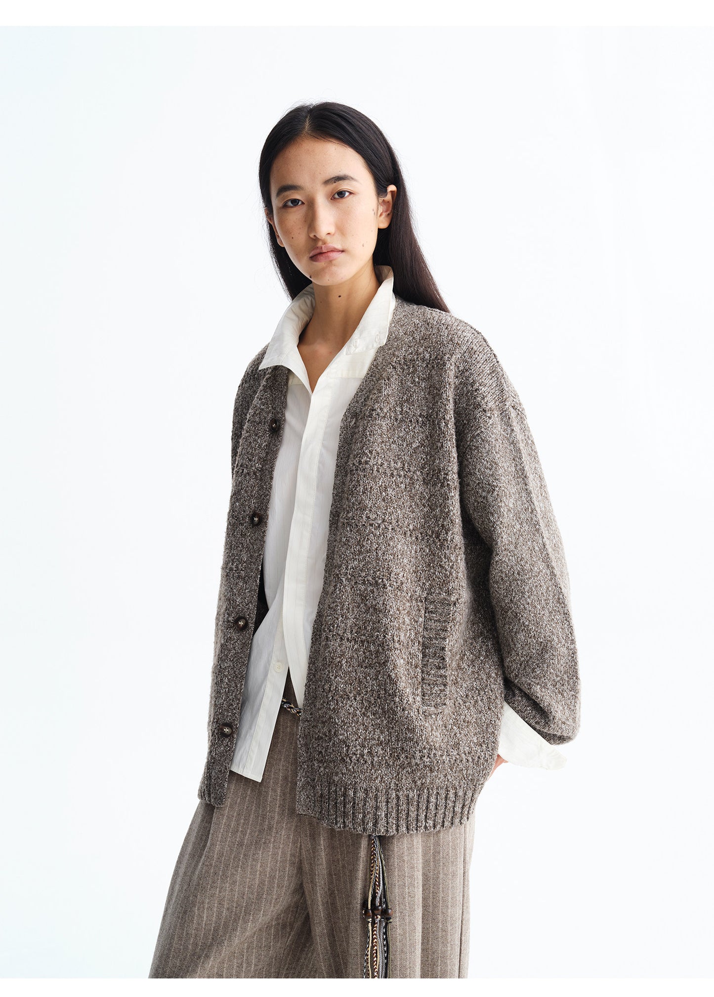 V-Neck Casual Cardigan