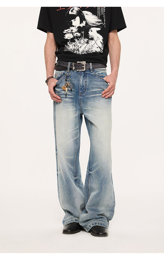 Whisker Straight Jeans