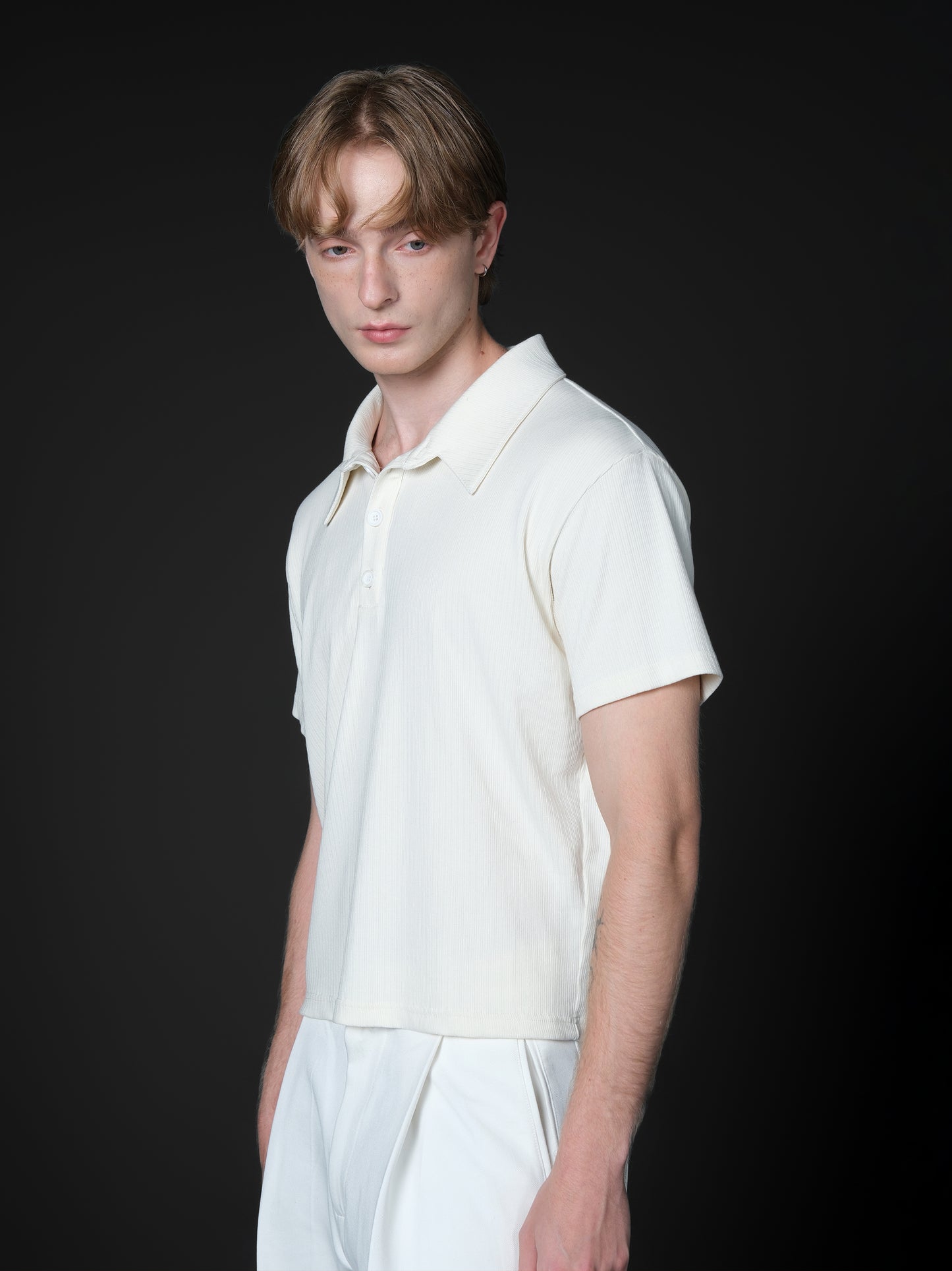 Short Wide Polo Shirt