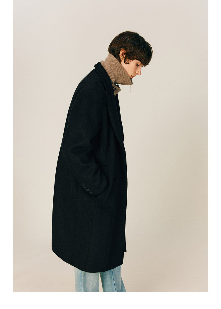 Wool mid-coat