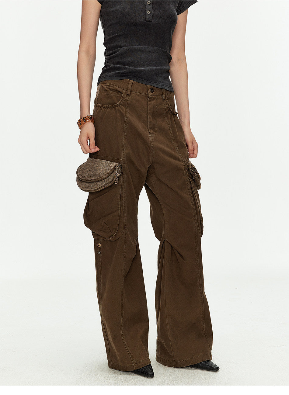 Casual Pants with Double Zippers