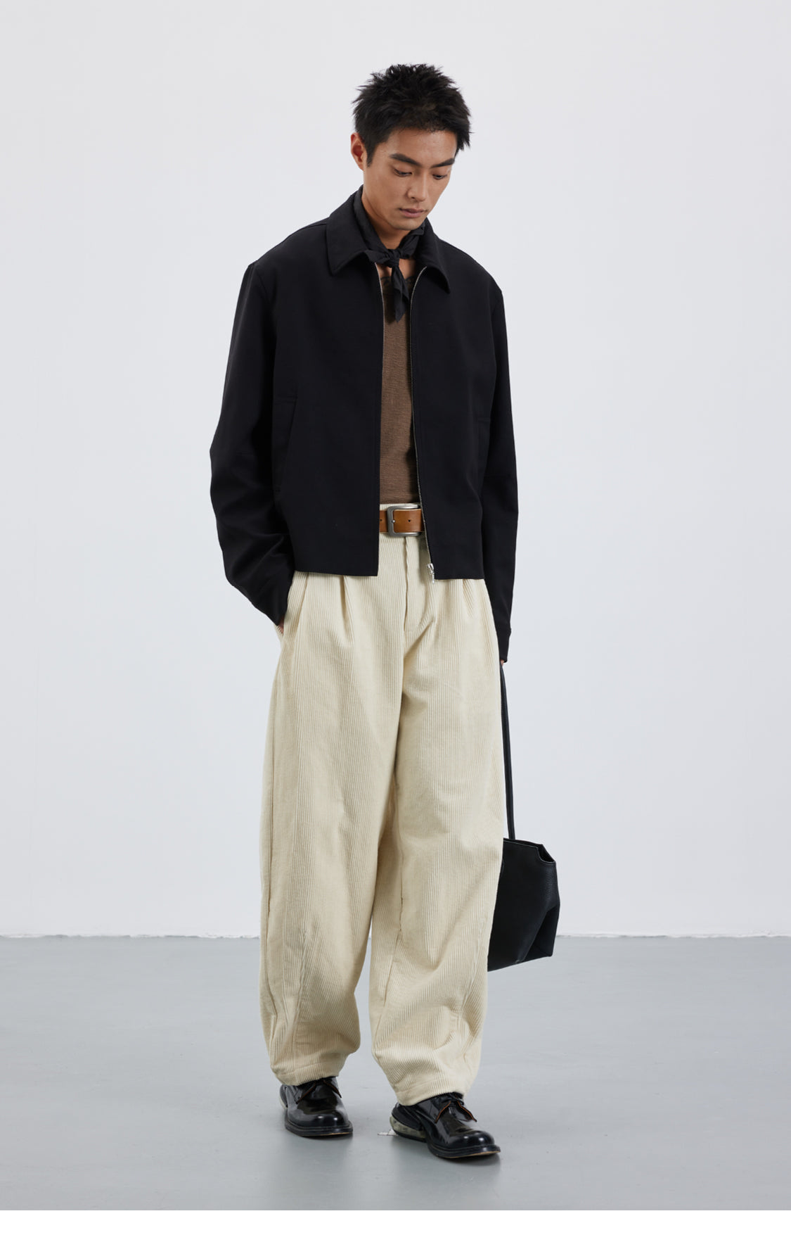 Wool-blend classic jacket