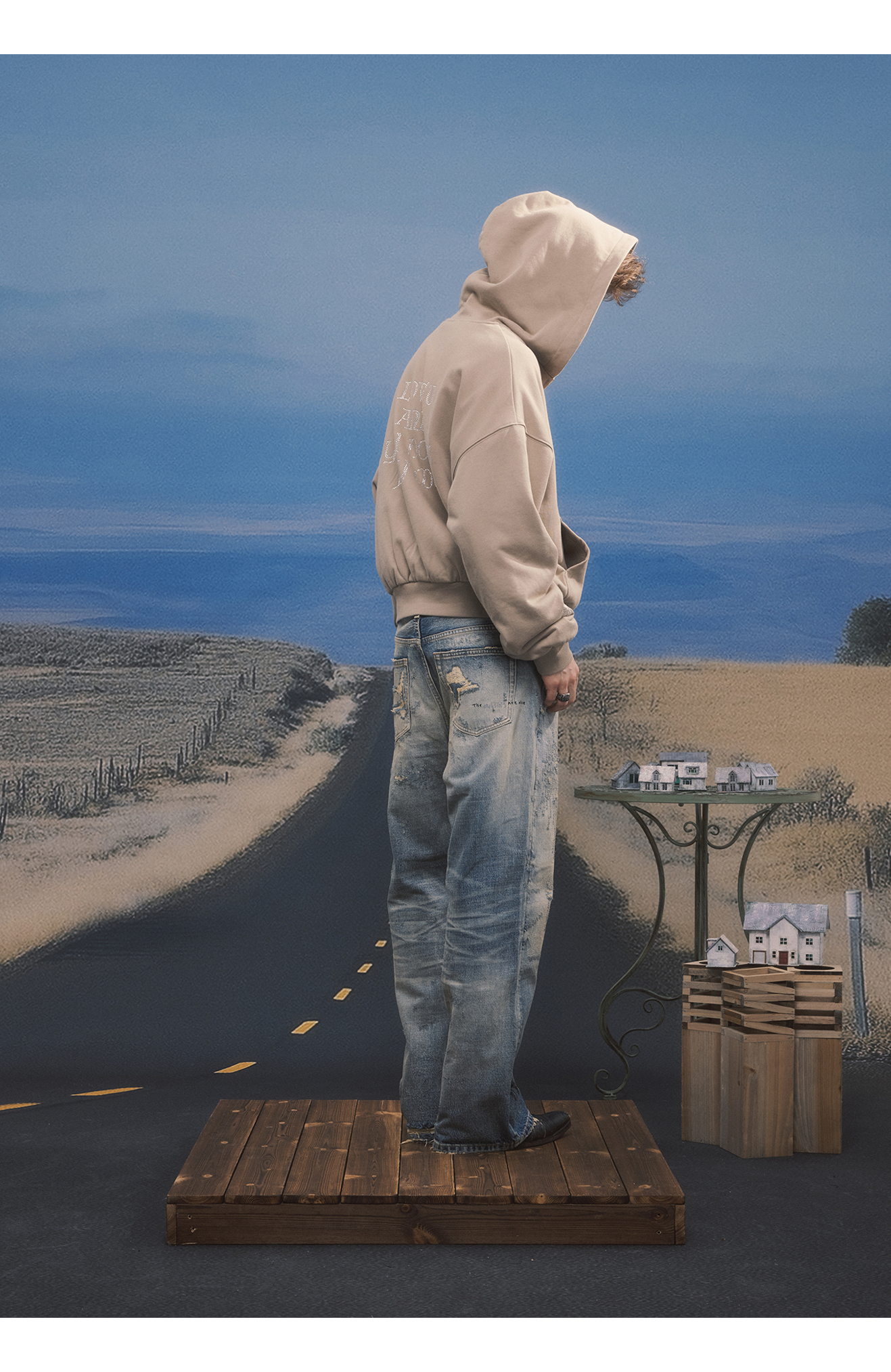 Embroidered Graffiti Jeans