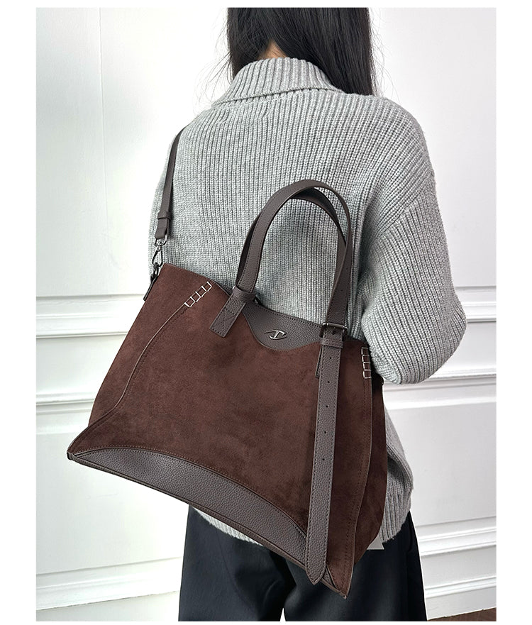 Suede Tote Bag