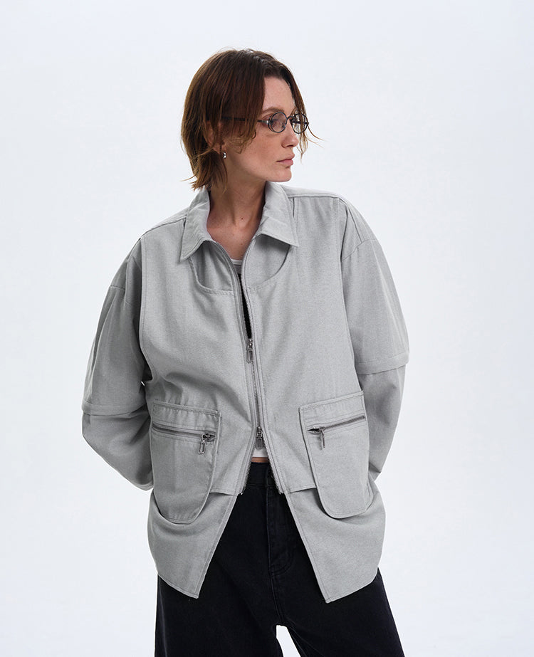 Niche high-end silhouette jacket