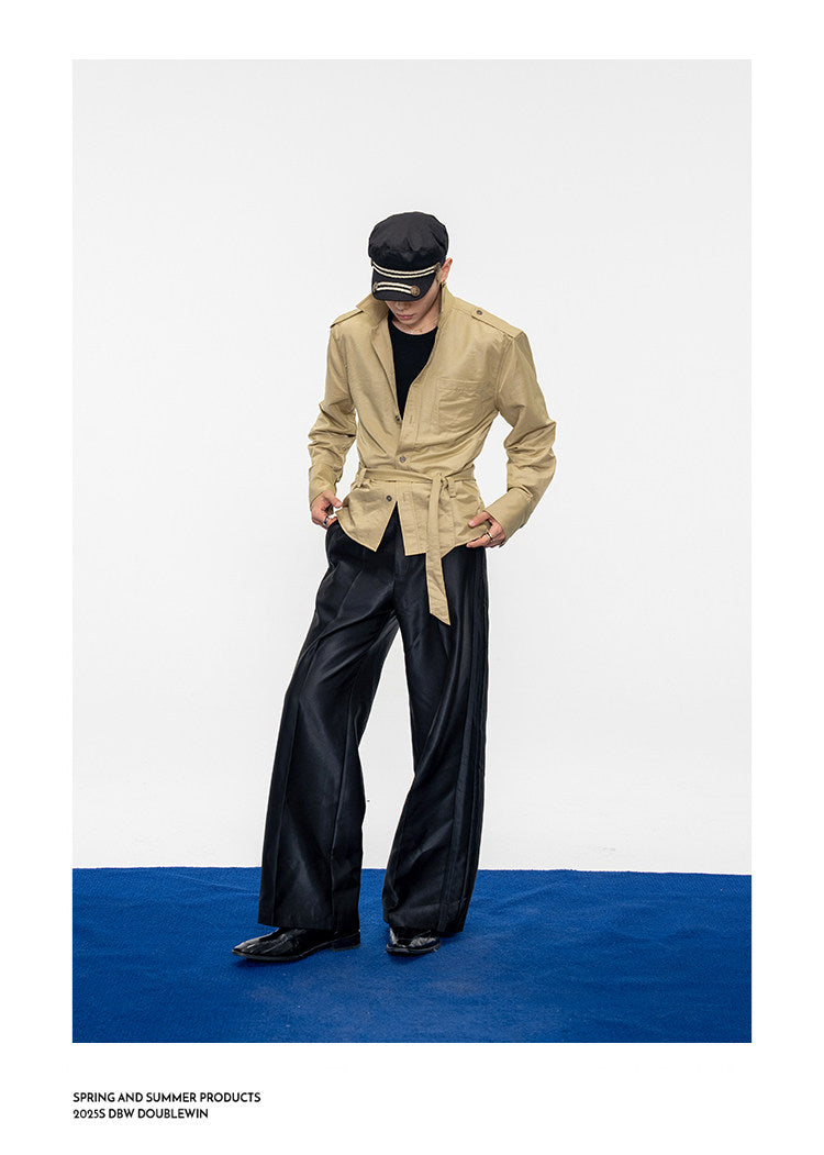 Loose Wide-Leg Casual Pants