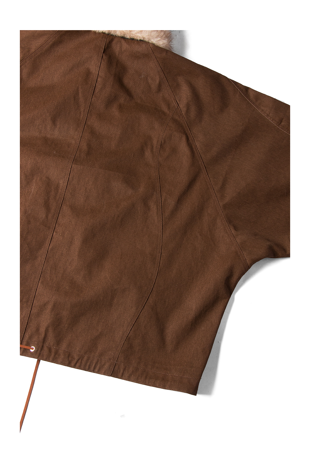 Detachable fur collar jacket