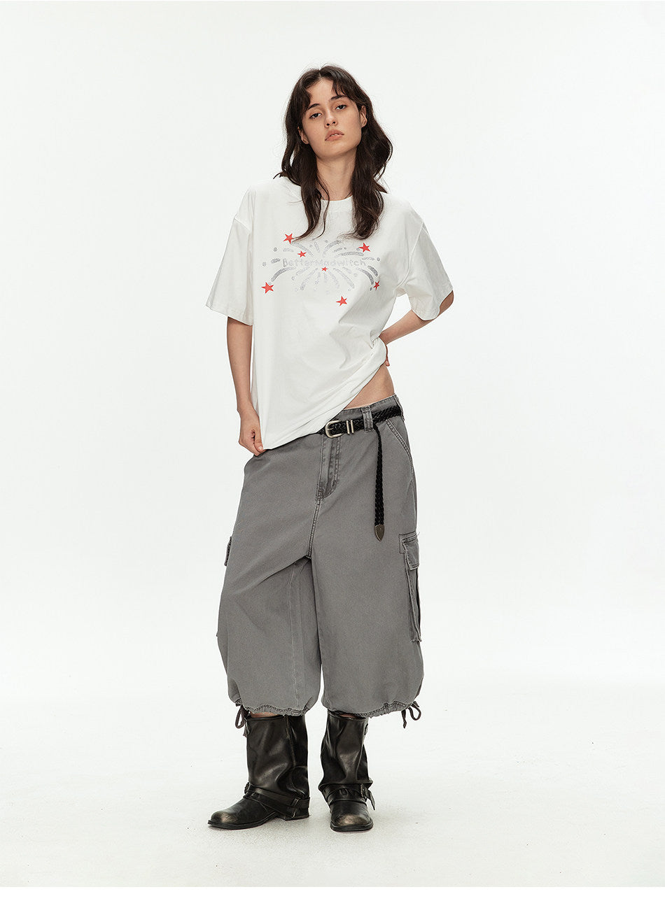 Double Drawstring Workwear Shorts