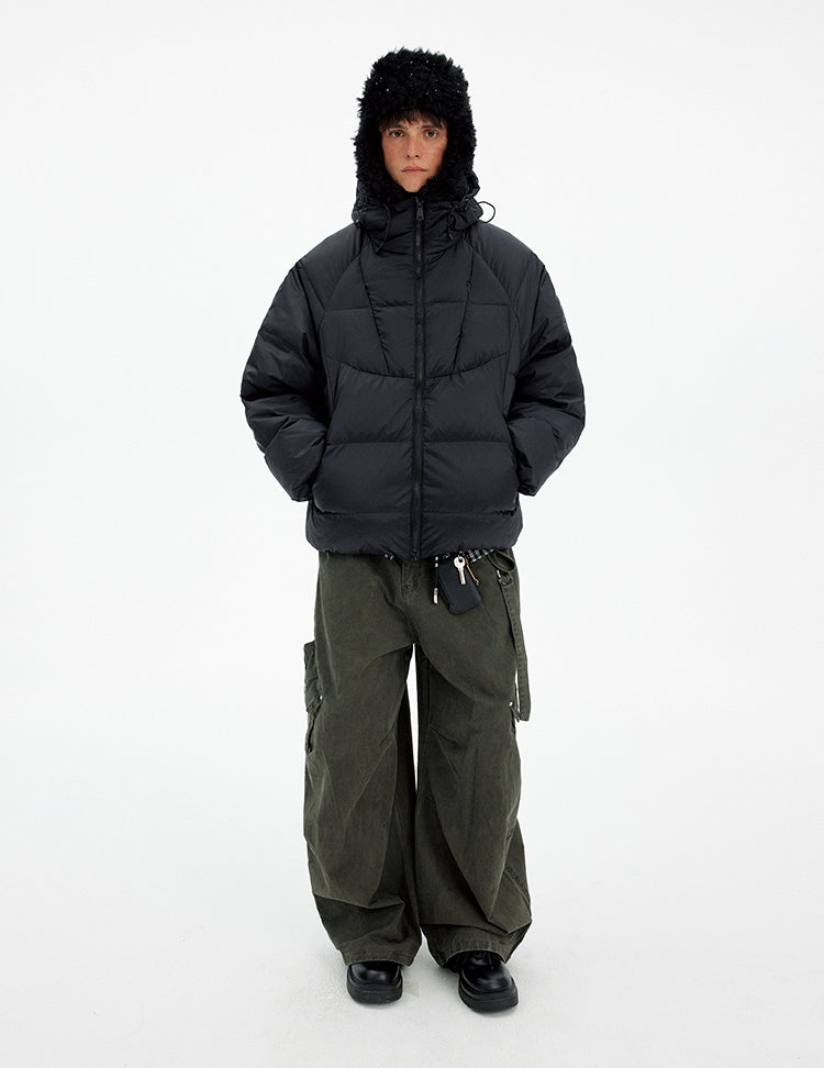 Casual Down Jacket with Hood