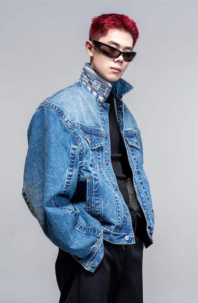 Oversized Retro Washed Denim Jacket