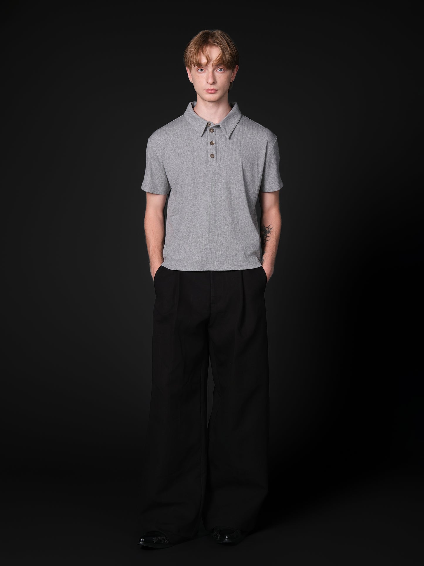 Short Wide Polo Shirt