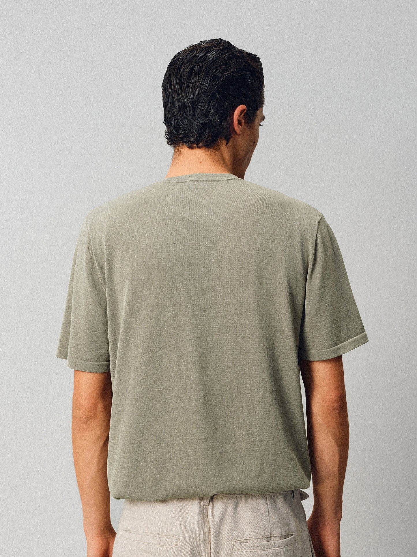 Simple Henry-Neck T-Shirt