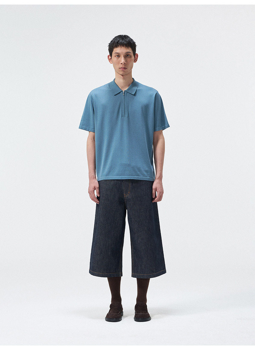 Mulberry Silk Blend Polo Shirt