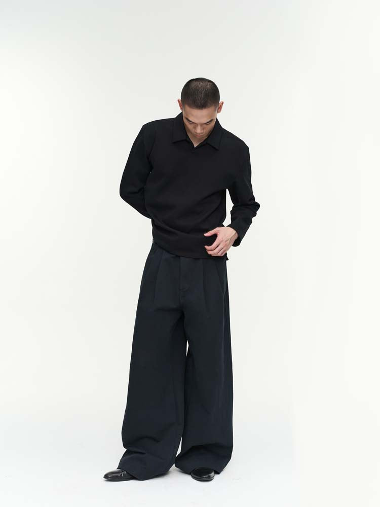 Natural wash casual pants