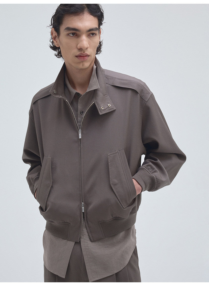 Double-Pocket Classic Harrington Jacket