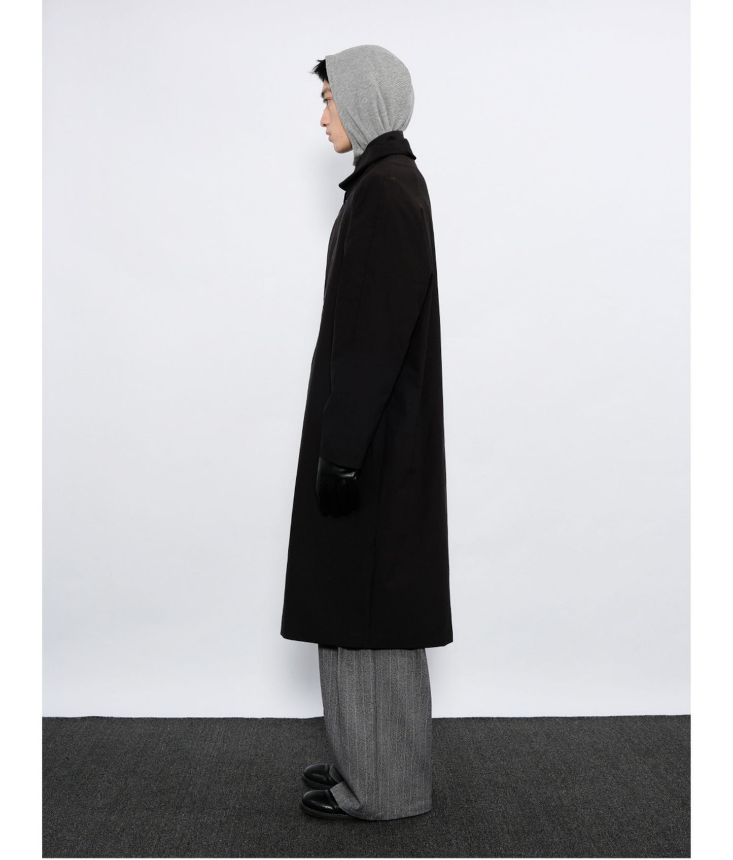 Slightly wrinkled finish Trench coat